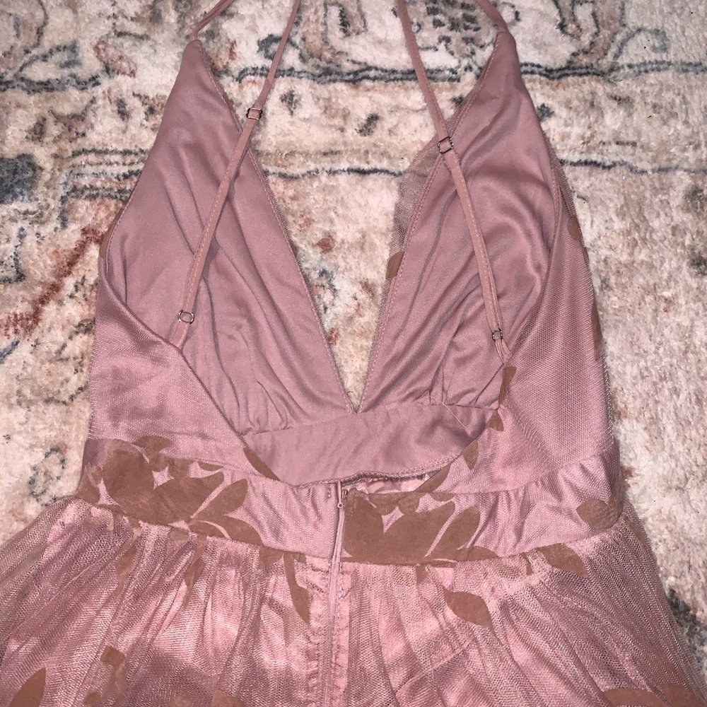 V Neck Cocktail Dress by LUXXEL - Picture 3 of 4